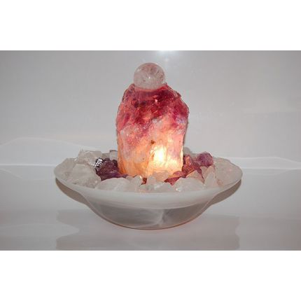 Edelstein Kugelbrunnen Kristallos Amethyst