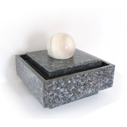 Kugelbrunnen Granit Blue Pearl 2