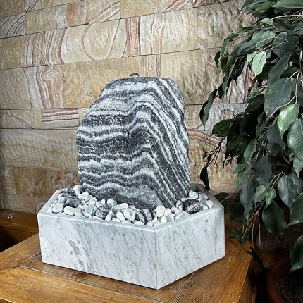 Zimmerbrunnen Naturstein Wachauer Marmor Pur