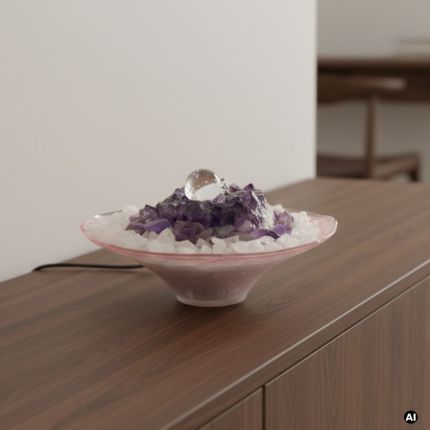 Edelstein Kugelbrunnen Julia Amethyst