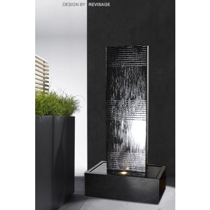 Wasserwand aus Granit für Wohnzimmer und Terrasse